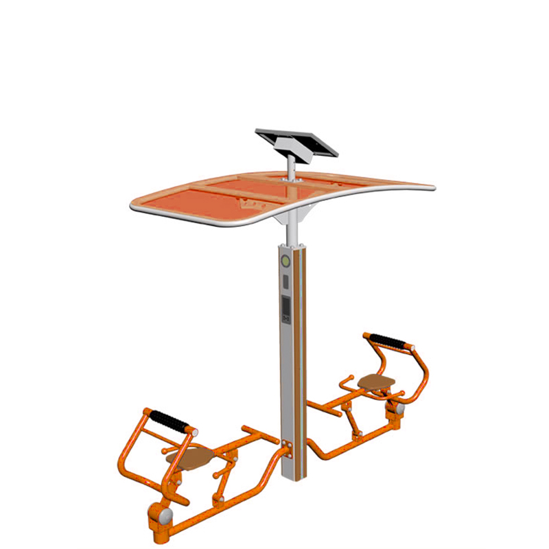 智能双位背部按摩器 - Huatihui官网校园健身路径设备