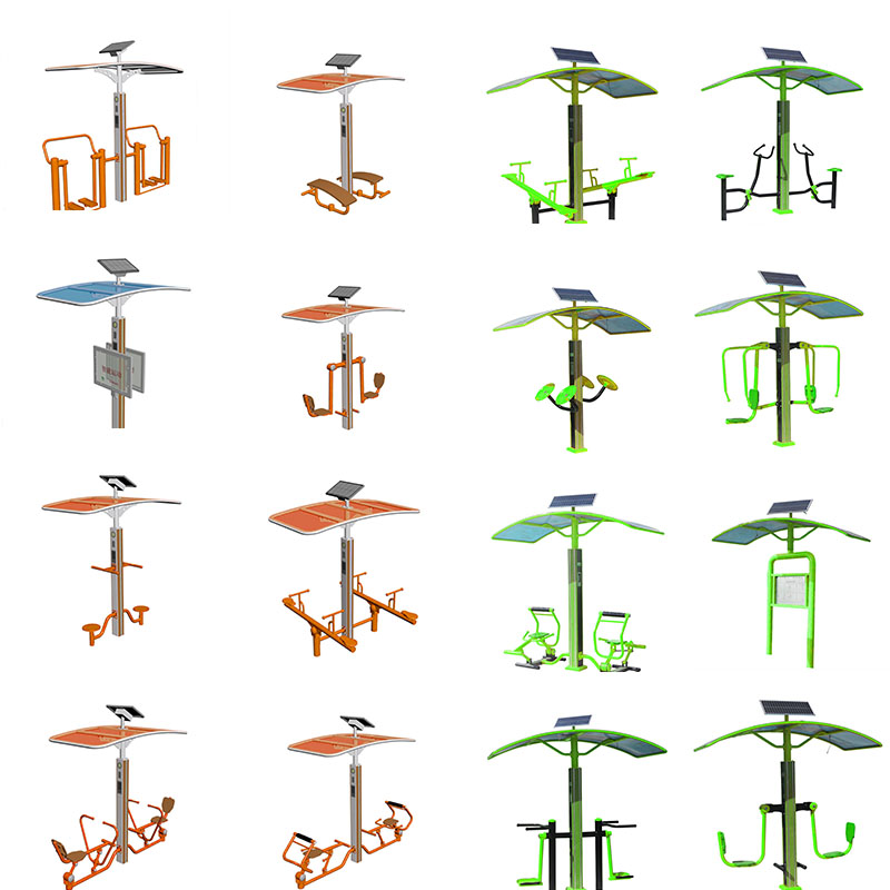 智能双位背部按摩器 - Huatihui官网校园健身路径设备